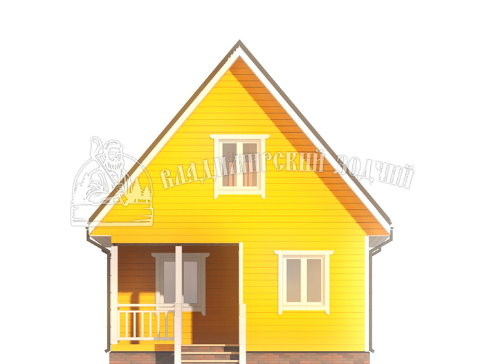 Проект Каркасный дом ДК132