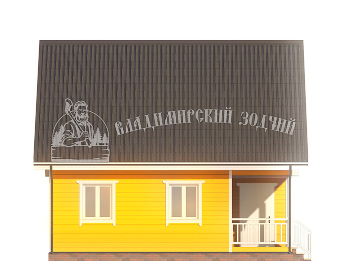 Проект Каркасный дом ДК132