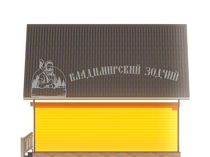Проект Каркасный дом ДК132