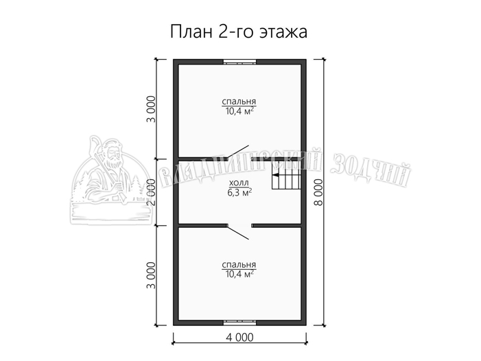 Проект Каркасный дом ДК132 