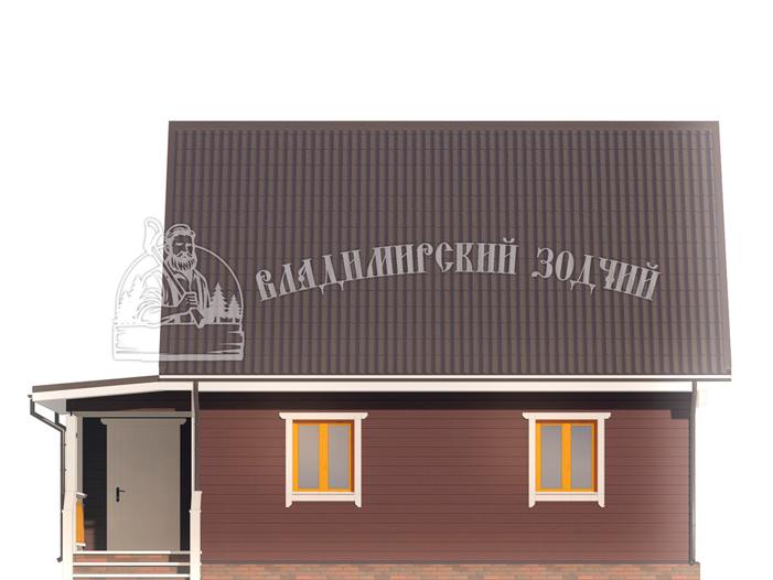 Проект Каркасный дом ДК150