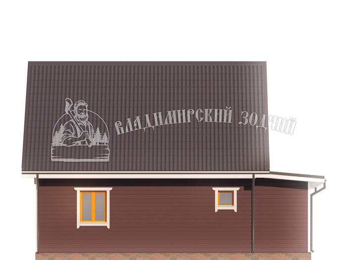 Проект Каркасный дом ДК150