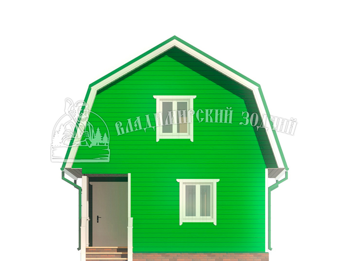 Проект Каркасный дом ДК153