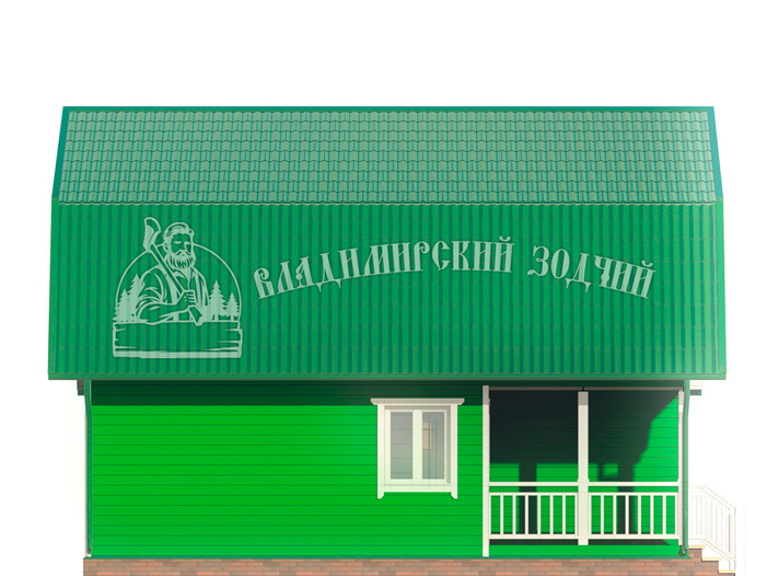Проект Каркасный дом ДК153