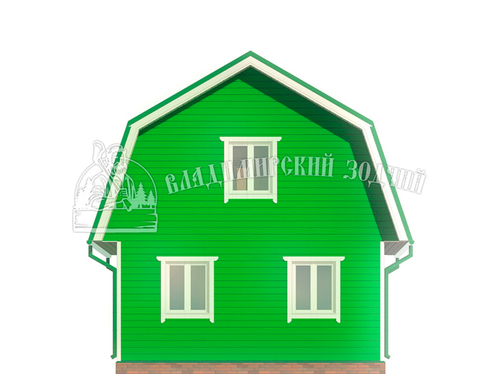Проект Каркасный дом ДК153