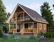 Проект Каркасный дом ДК160