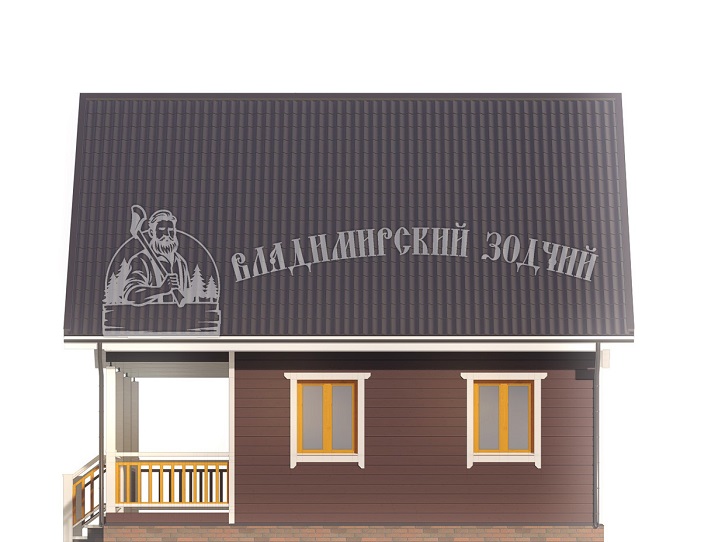 Проект Каркасный дом ДК160