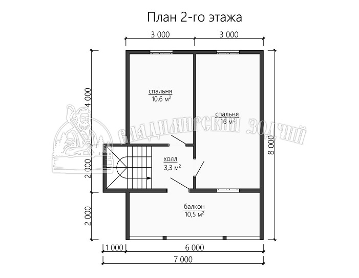 Проект Каркасный дом ДК160 