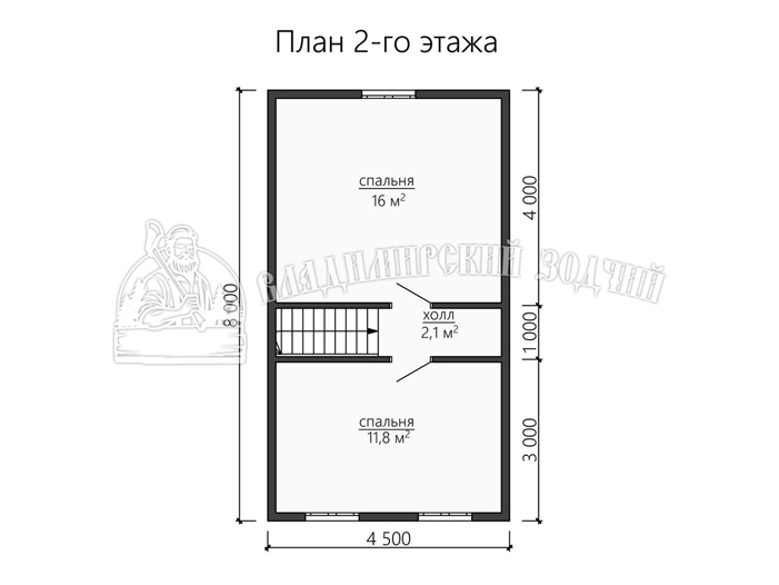 Проект Каркасный дом ДК170 