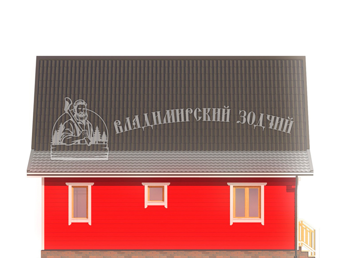 Проект Каркасный дом ДК171