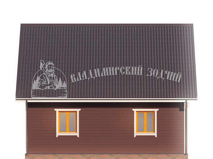 Проект Каркасный дом ДК180