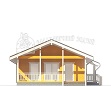 Проект Каркасный дом ДК212