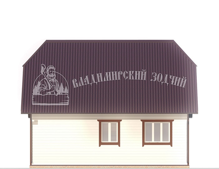 Проект Каркасный дом ДК248