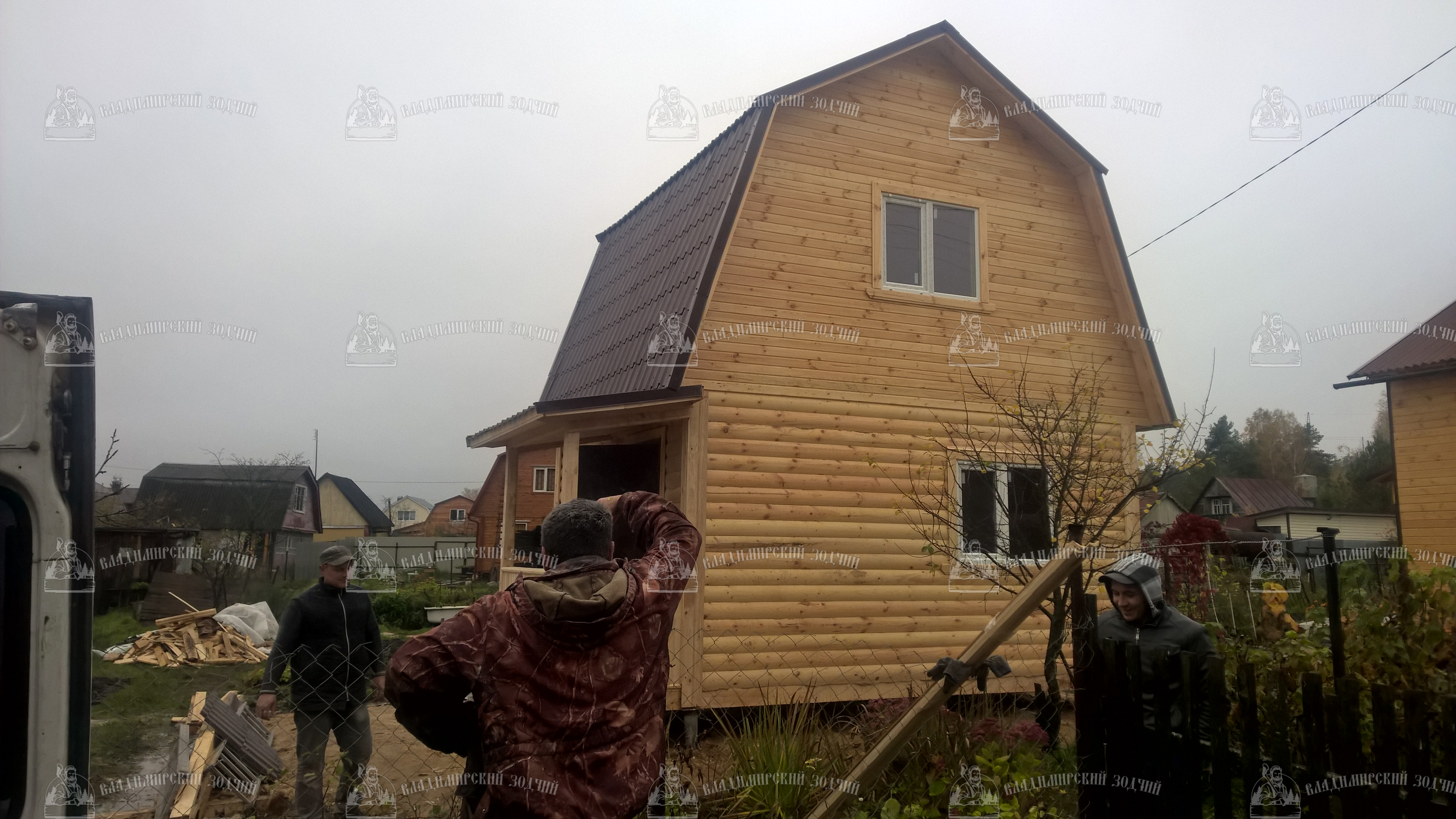 Дом из бруса в СНТ Строитель-4