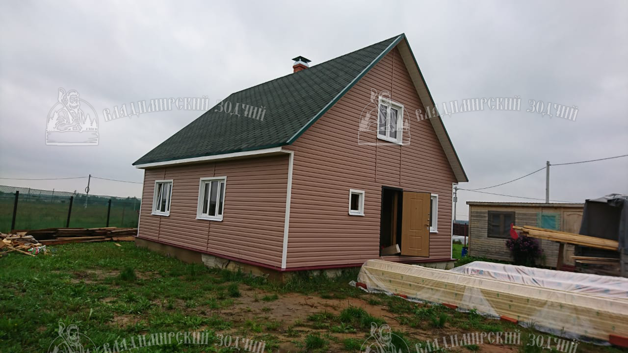 Дом из бруса в деревне Ларионово