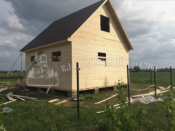 Дом из бруса в деревне Старое Аннино